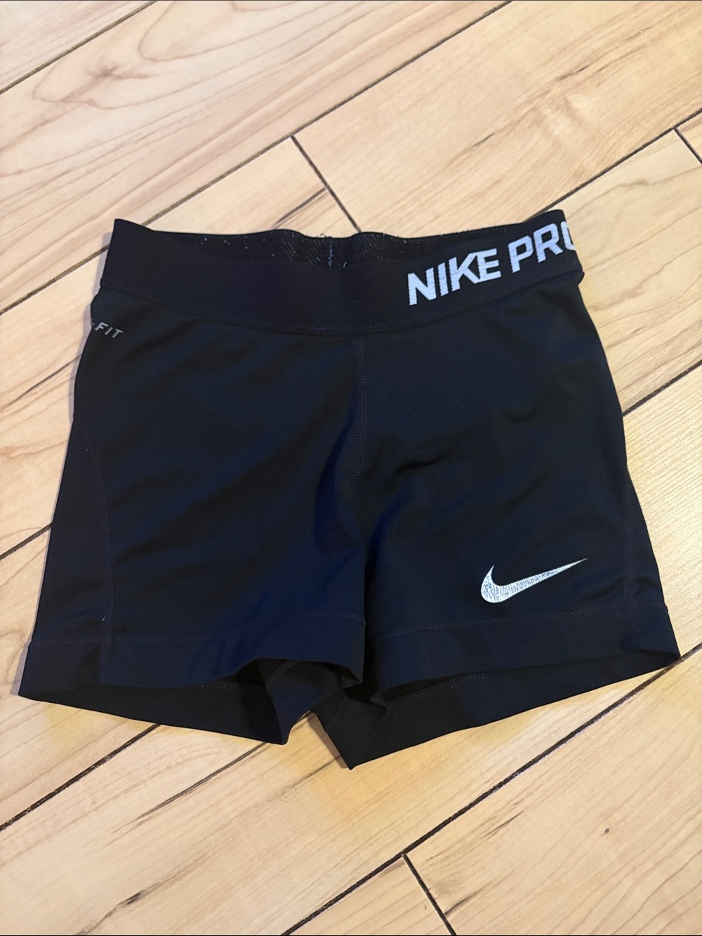 Nike Black and White Pro Compression Shorts